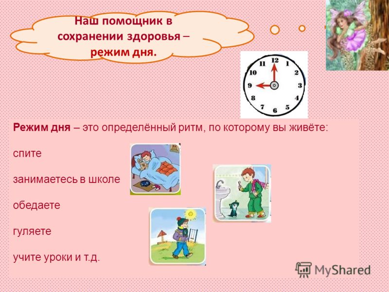 Урок здоровья в 1 классе конспект и презентация