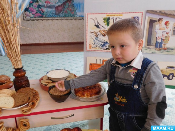 Хлеб в детском саду