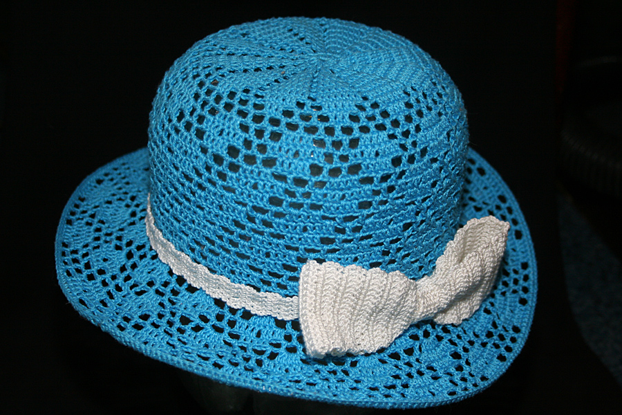 Вязание крючком шляпы с полями летние схемы