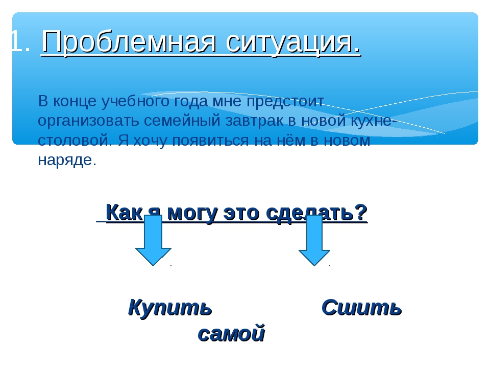 Технология 5 класс проект наряд для завтрака 5 класс