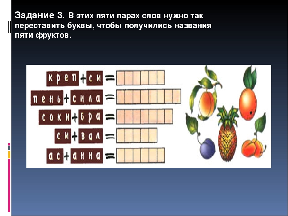 Анаграмма лопата