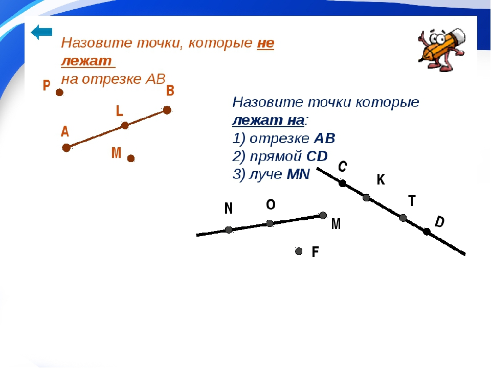 Луч отрезок прямая 5 класс презентация