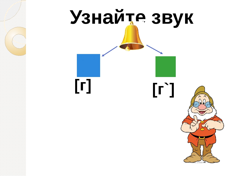 Звук и буква г презентация