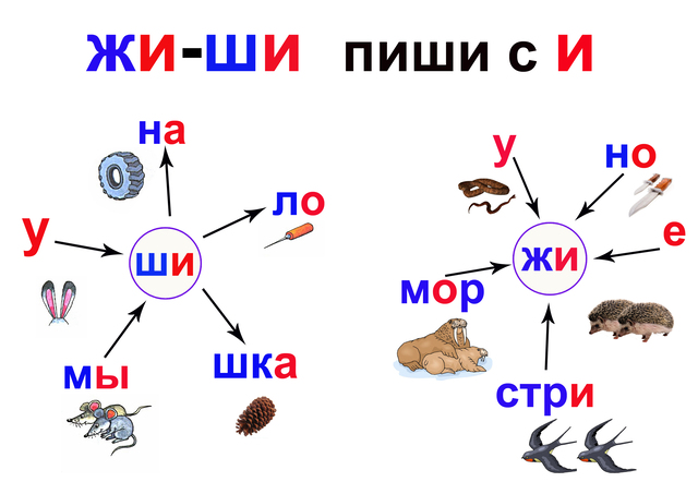 Правописание жи ши 1 класс презентация