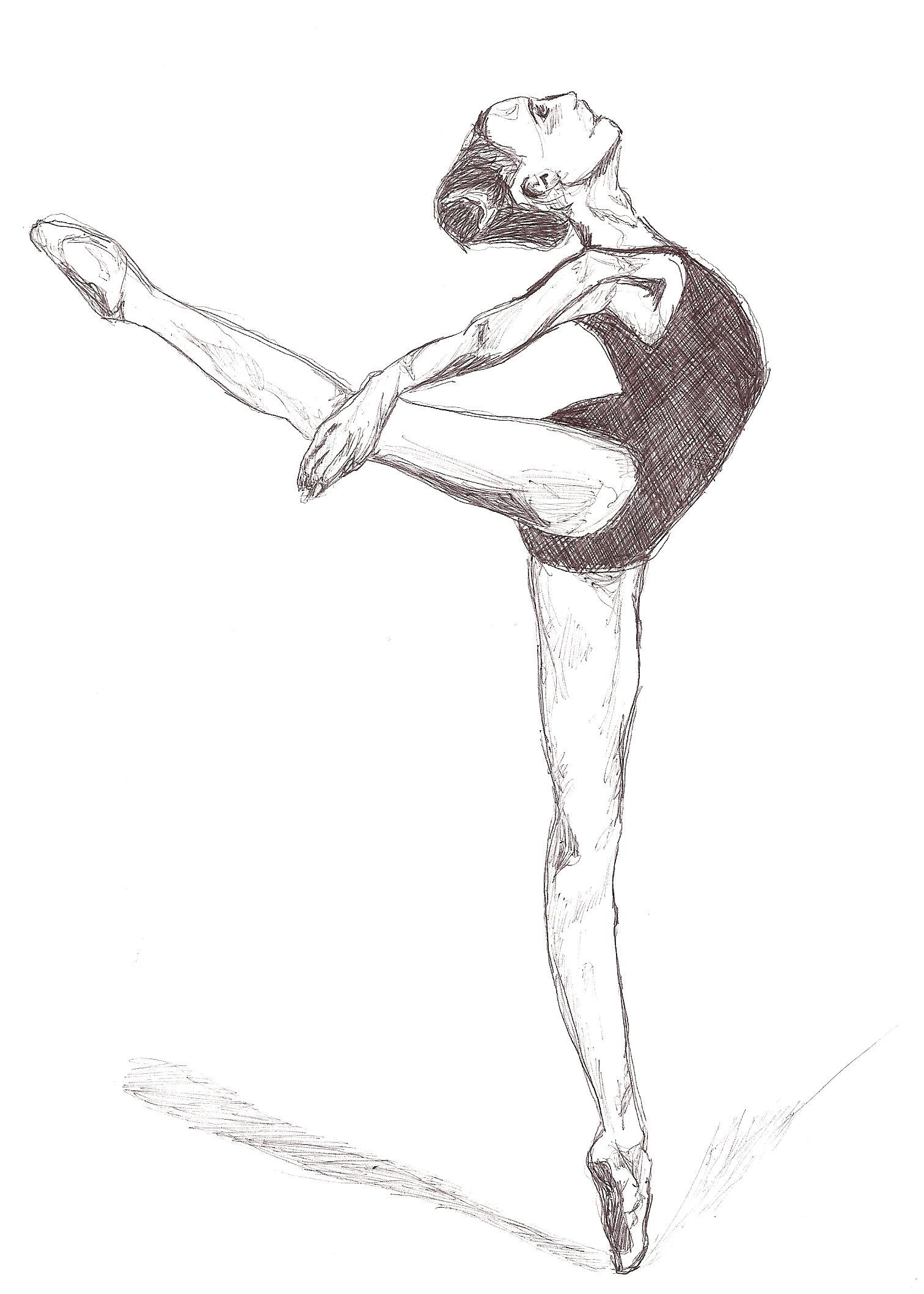 Нарисованные карандашом балерины: D1 80 d0 b8 d1 81 d1 83 d0 bd d0 be