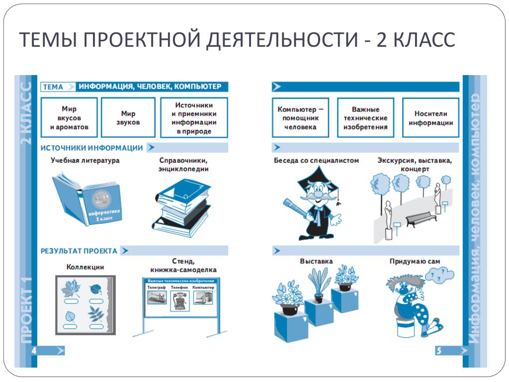 Виды проектов в школе примеры