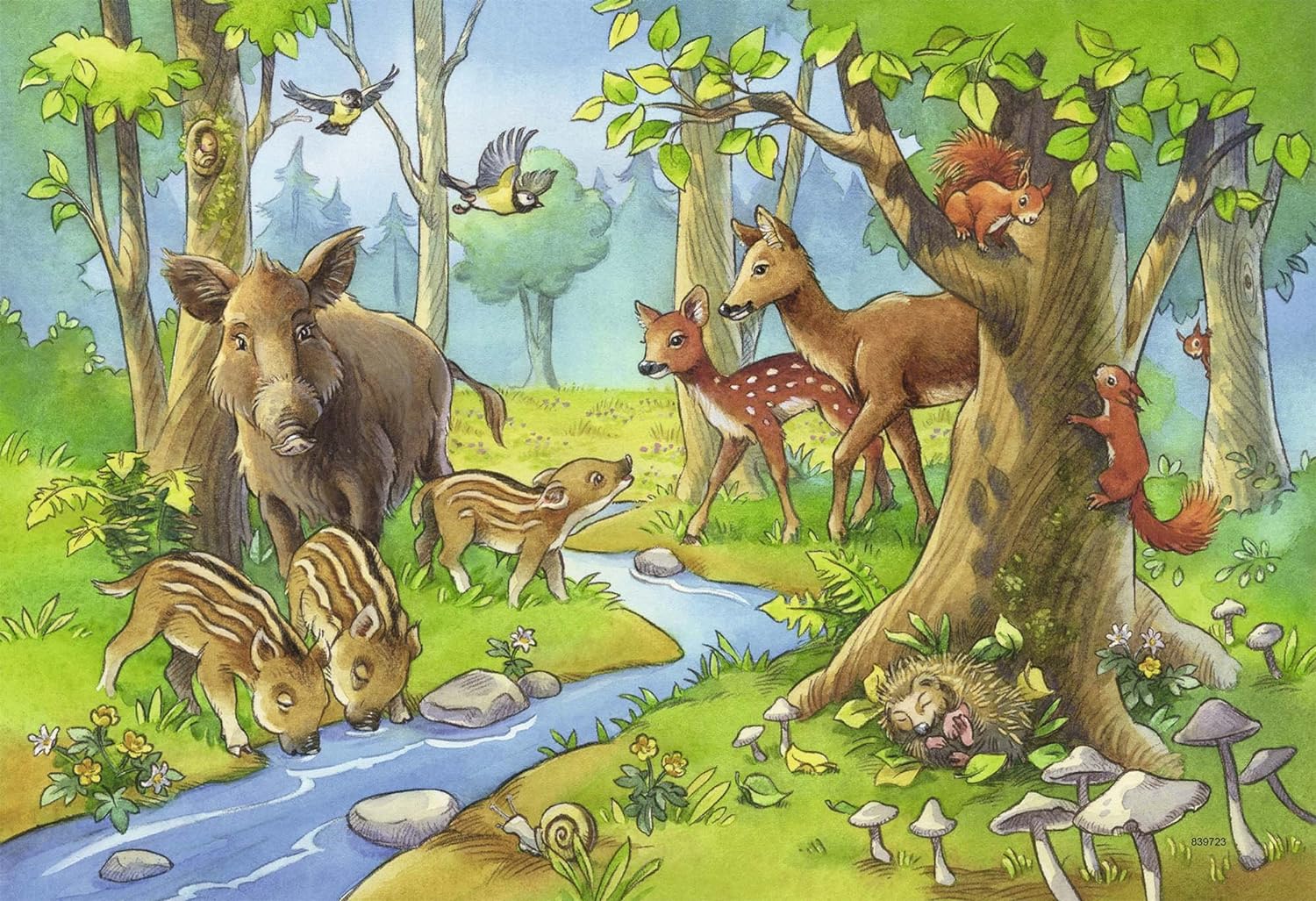 Сказка о жизни животных весной. Звери в лесу. Лесные обитатели. Лесные животные для детей. Сказочные Лесные жители.