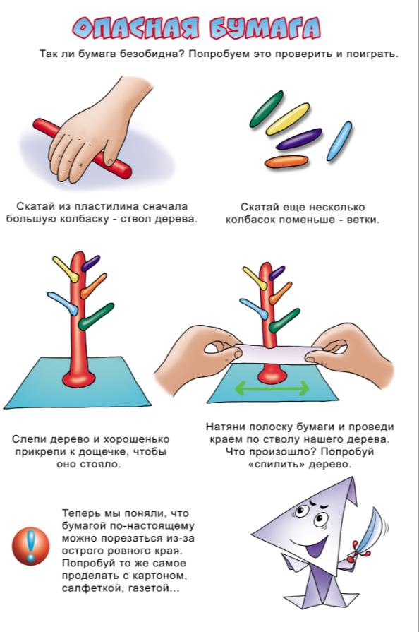 Картинки опыты с бумагой в детском саду