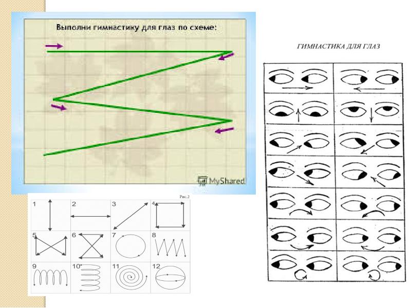 Гимнастика для глаз презентация
