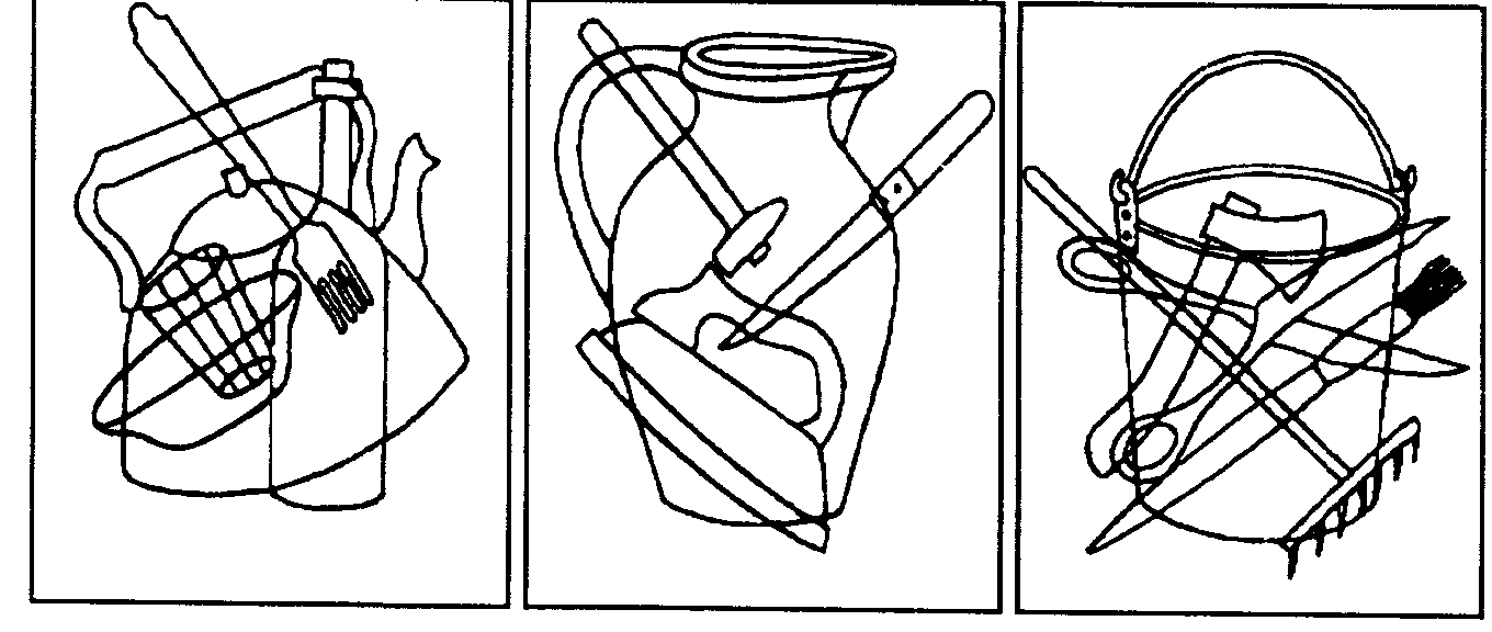 Зашумленные картинки посуда для дошкольников