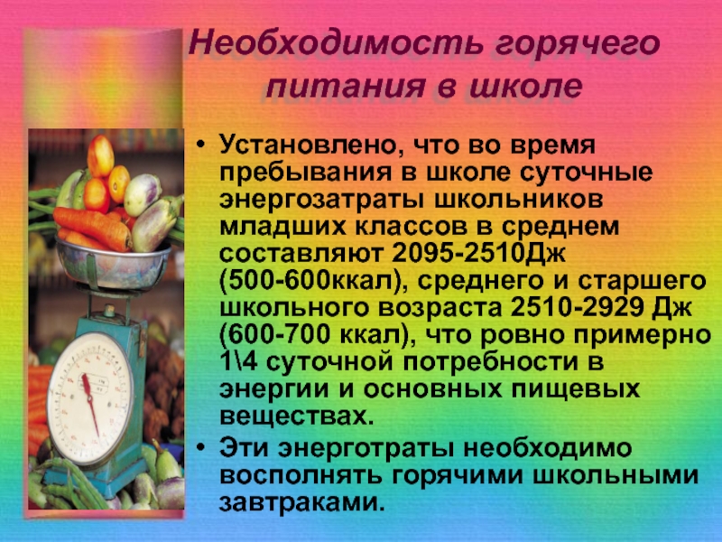 Правильное питание в школе. О необходимости горячего питания. Рекомендации по питанию в школе. Необходимость горячего питания в школе. Питание школьников презентация.