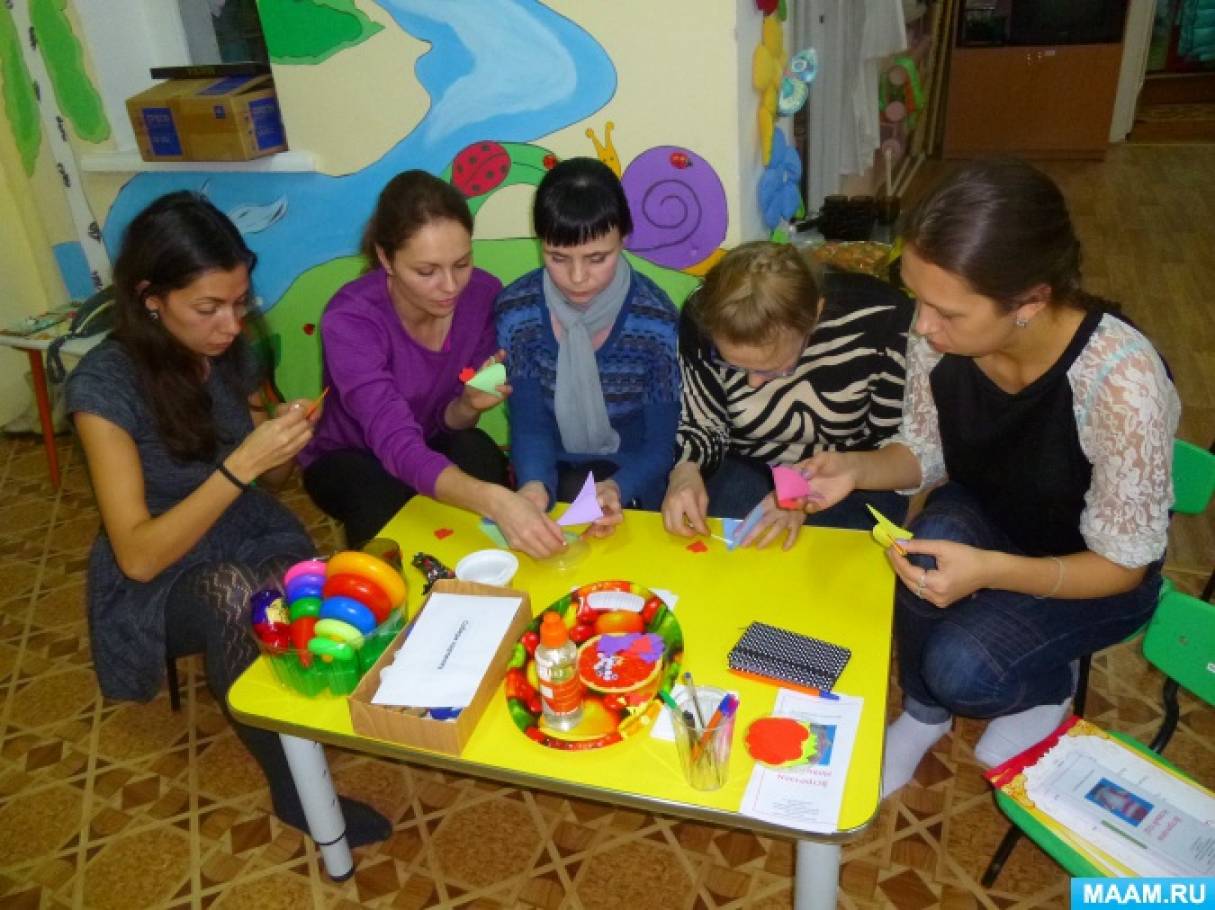 Родительское собрание в детском саду в старшей группе в форме круглого стола