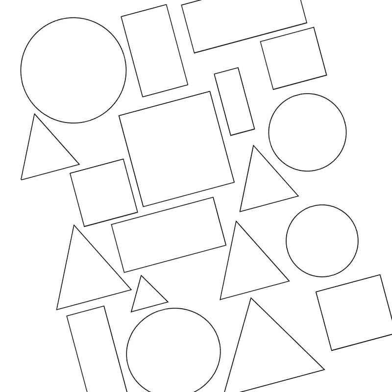 Вырезание из бумаги геометрические фигуры