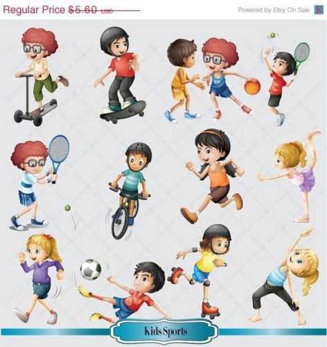 Здоровый образ жизни спорт картинки для детей