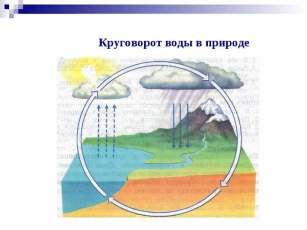 Нарисуйте схему круговорота воды в природе какое значение имеет мировой круговорот воды