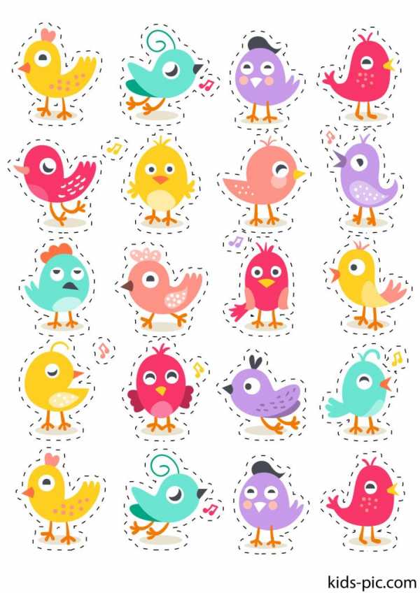 Шаблоны птиц для аппликации – Аппликация ПТИЦЫ (55 идей для детского сада.